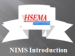Cover of presentation with text HSEMA NIMS Introduction